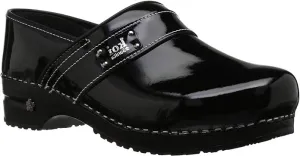 Sanita Black Professional Lindsey Patent Leather Shoes