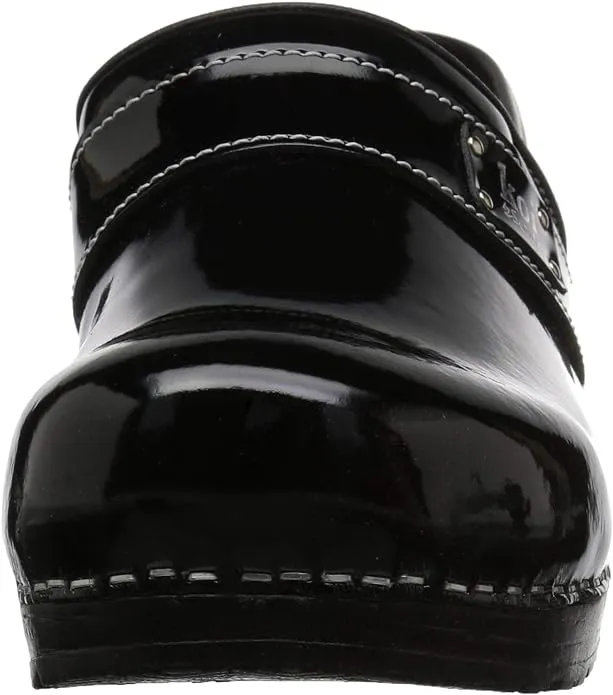 Sanita Black Professional Lindsey Patent Leather Shoes