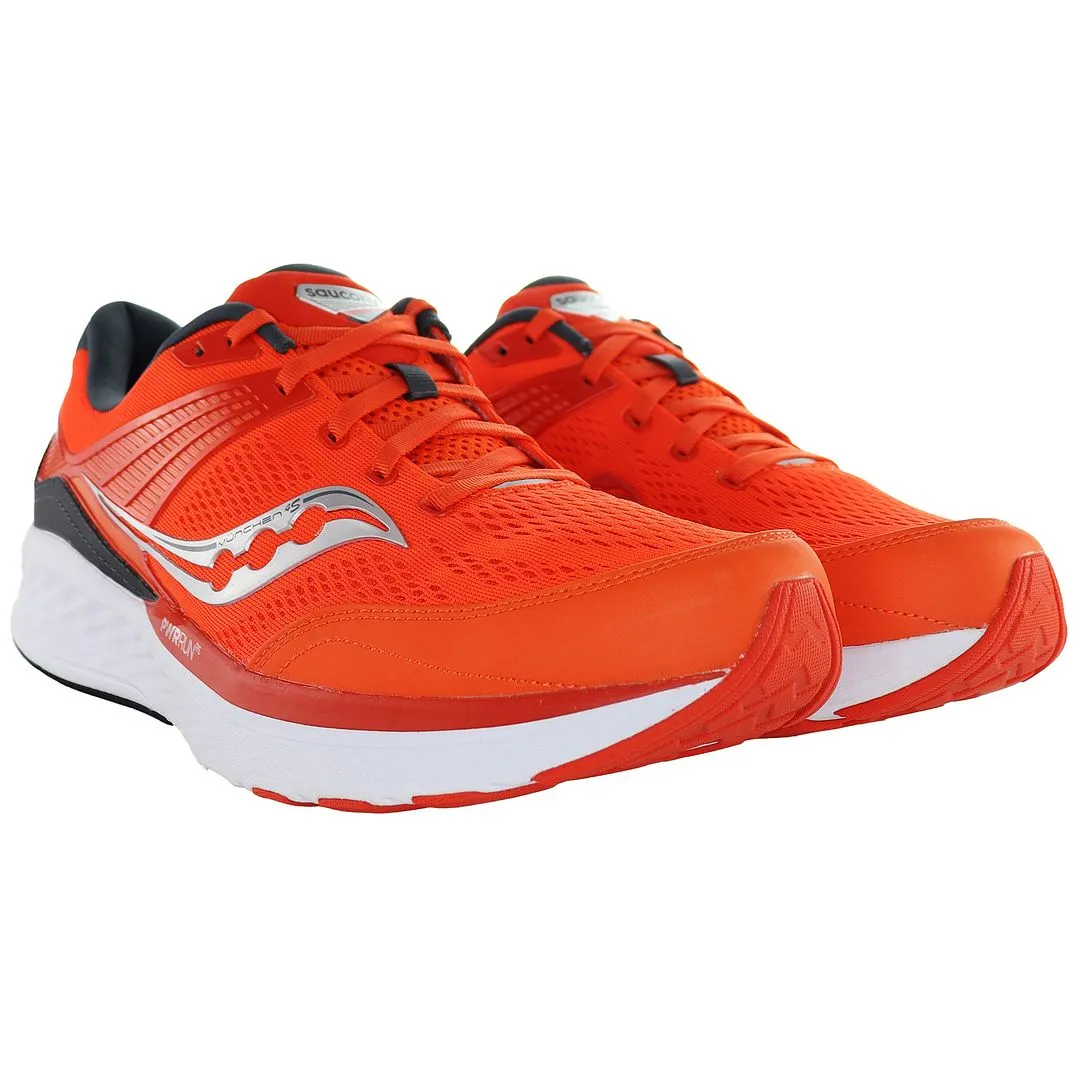 Saucony Munchen 4S Mens Orange Running Shoes