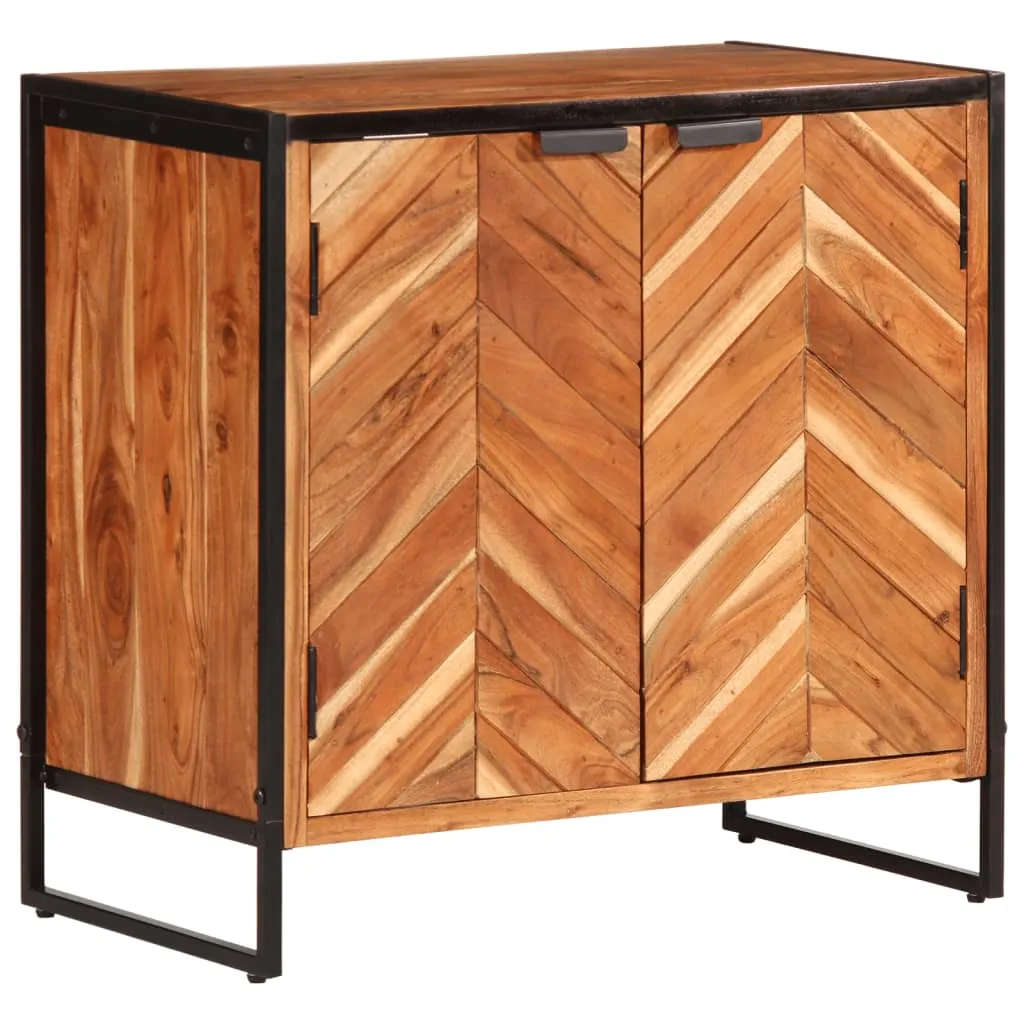 Shoe Cabinet 67x38x65 cm Solid Wood Acacia
