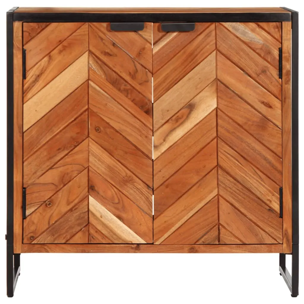 Shoe Cabinet 67x38x65 cm Solid Wood Acacia