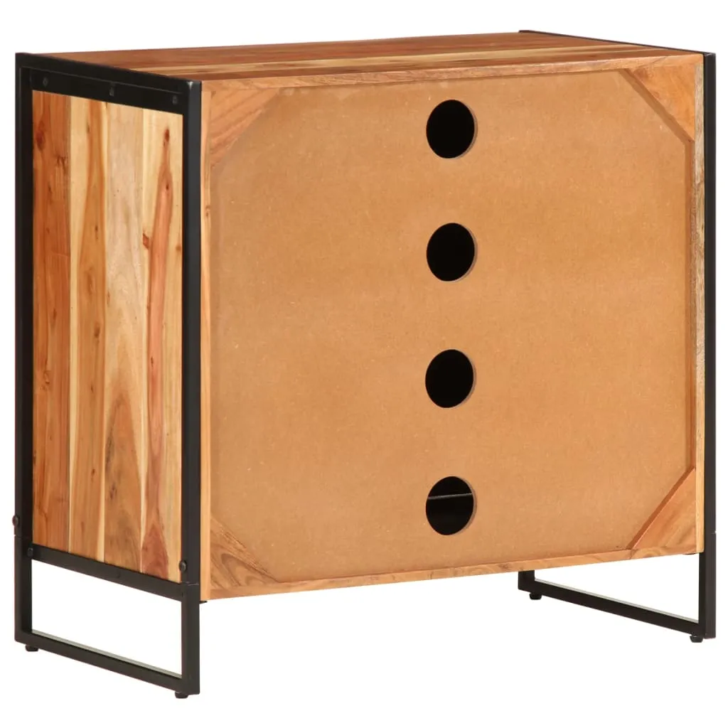 Shoe Cabinet 67x38x65 cm Solid Wood Acacia