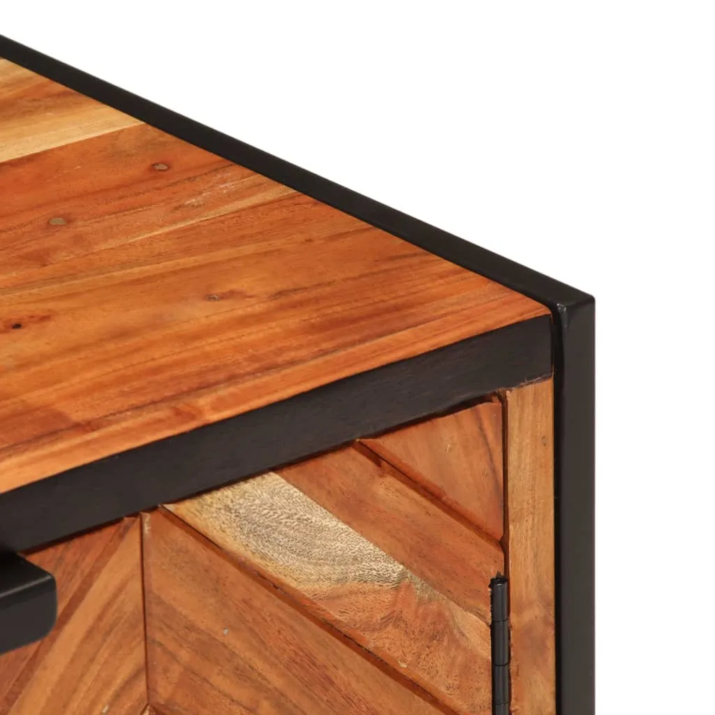 Shoe Cabinet 67x38x65 cm Solid Wood Acacia