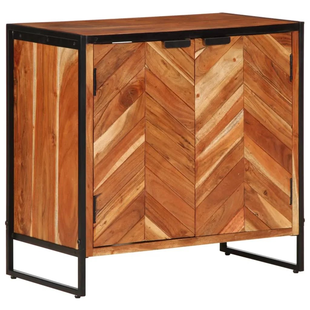 Shoe Cabinet 67x38x65 cm Solid Wood Acacia