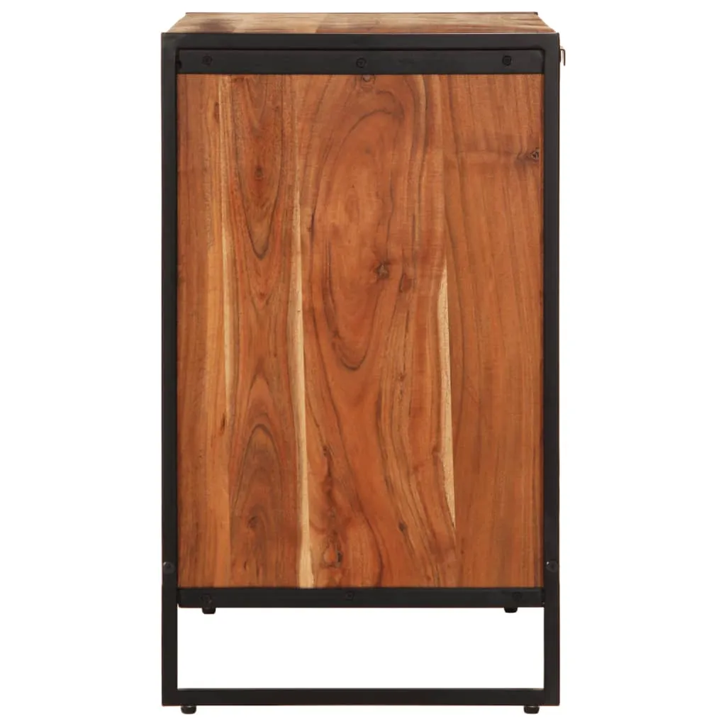 Shoe Cabinet 67x38x65 cm Solid Wood Acacia