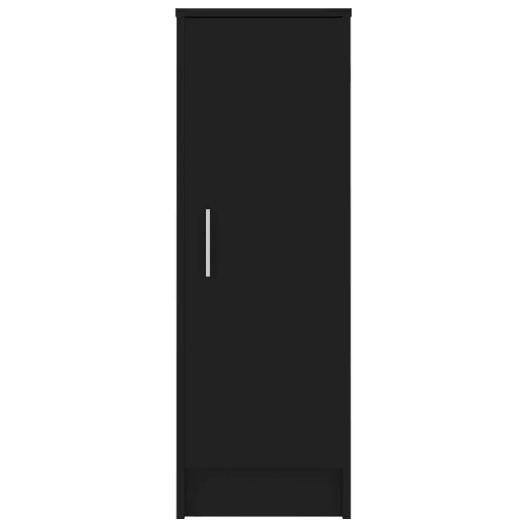 Shoe Cabinet Black 32x35x92 cm Chipboard
