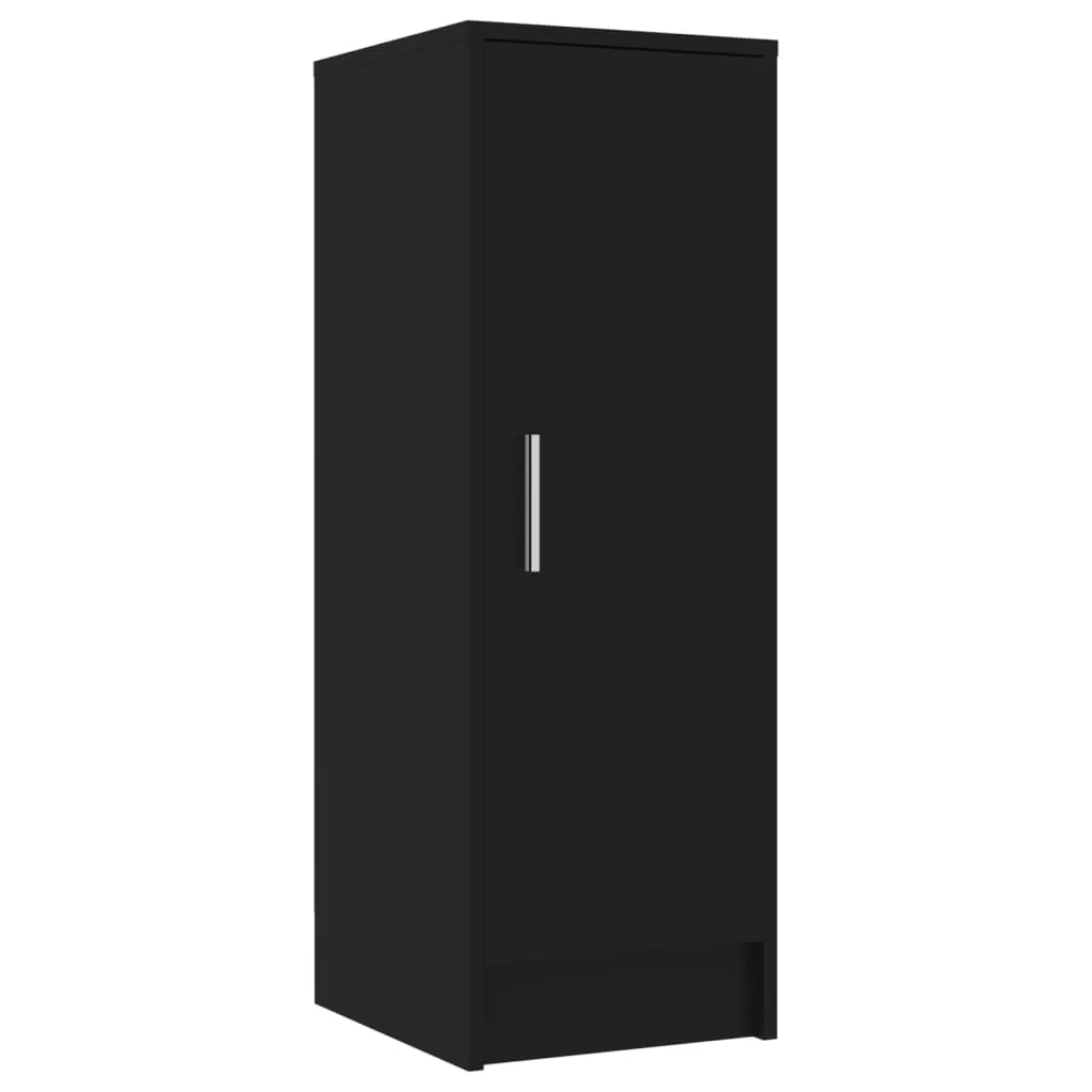 Shoe Cabinet Black 32x35x92 cm Chipboard