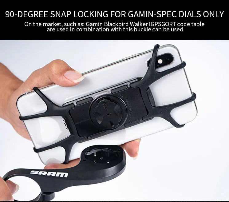 Silicone Bracket Anti-Slip Shock Absorbing Bike Motorcycle Bicycle Phone Holder