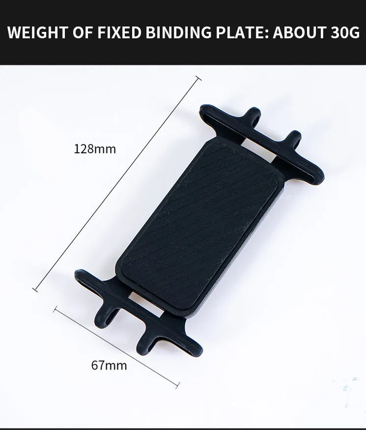 Silicone Bracket Anti-Slip Shock Absorbing Bike Motorcycle Bicycle Phone Holder
