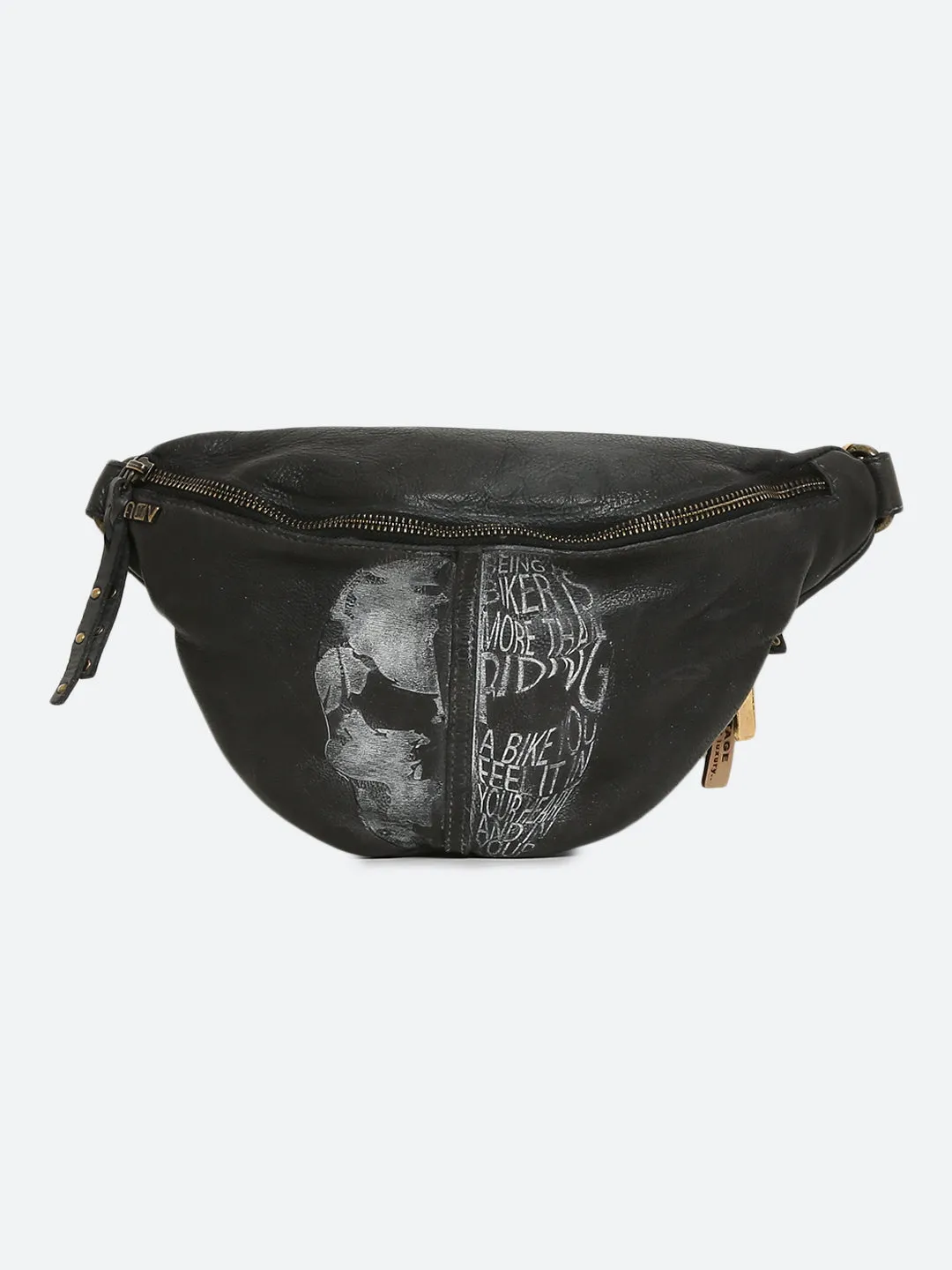 Skull: A Unisex Bikers Waist Bag