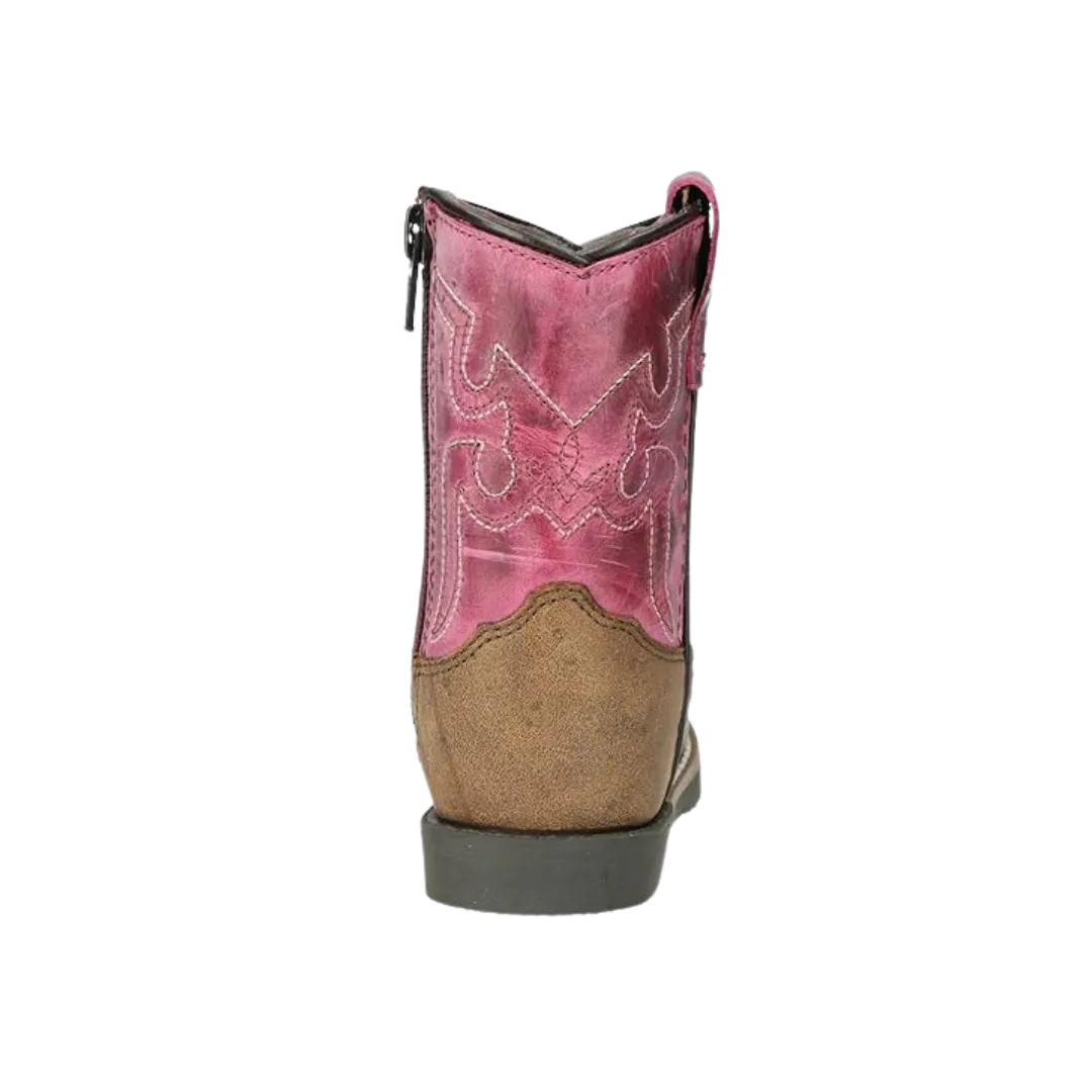 Smoky Mountain Kid's Toddler Autry Pink Western Boots