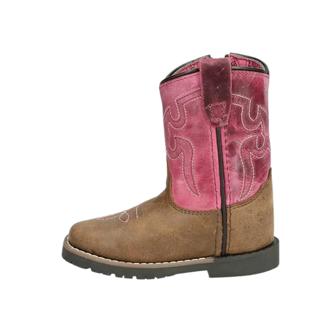 Smoky Mountain Kid's Toddler Autry Pink Western Boots