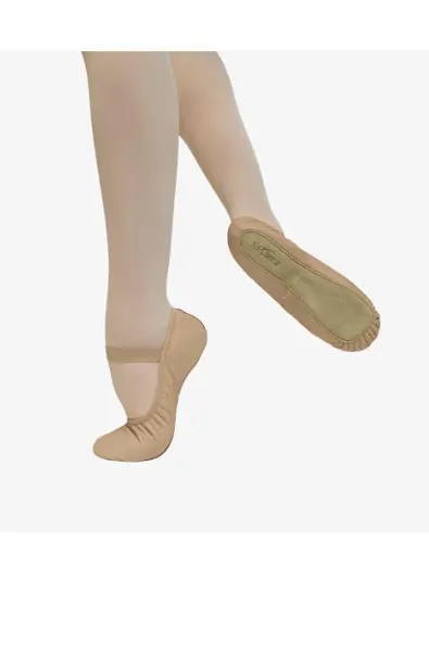 So Danca SD69L Brittany Adult Premium Leather Full Sole Ballet Slipper