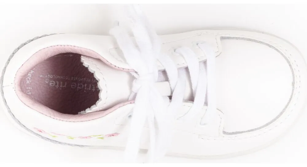 SRTech Emilia Classic Lace Shoe - White Leather