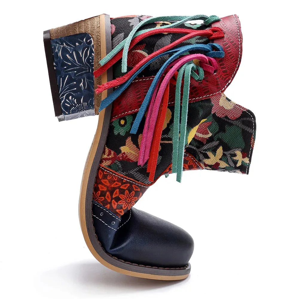 Tabby's Genuine Leather Ankle Boots