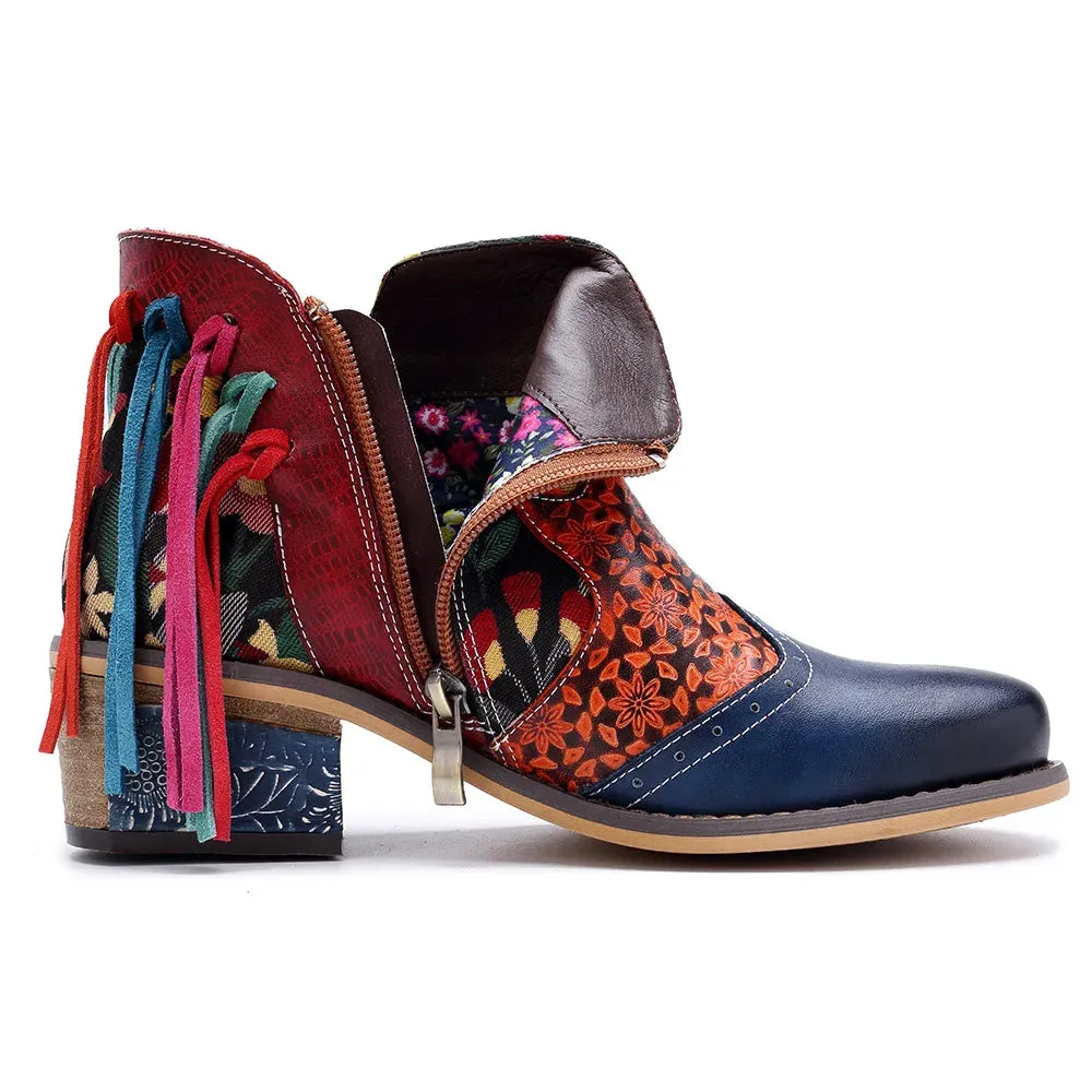 Tabby's Genuine Leather Ankle Boots