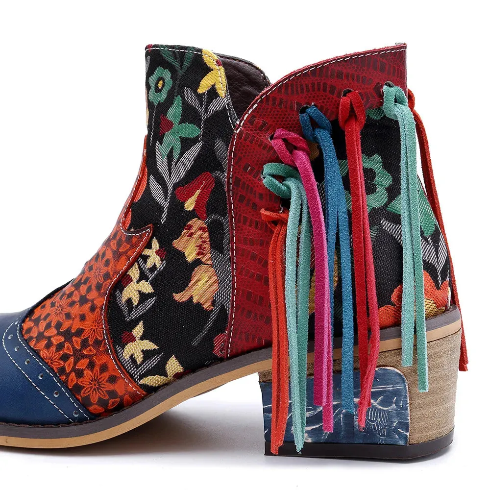 Tabby's Genuine Leather Ankle Boots