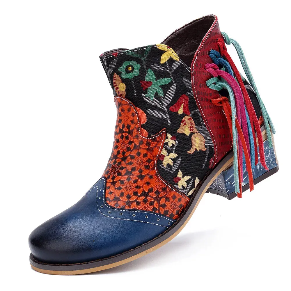 Tabby's Genuine Leather Ankle Boots