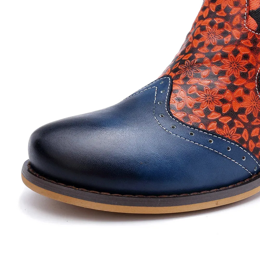 Tabby's Genuine Leather Ankle Boots