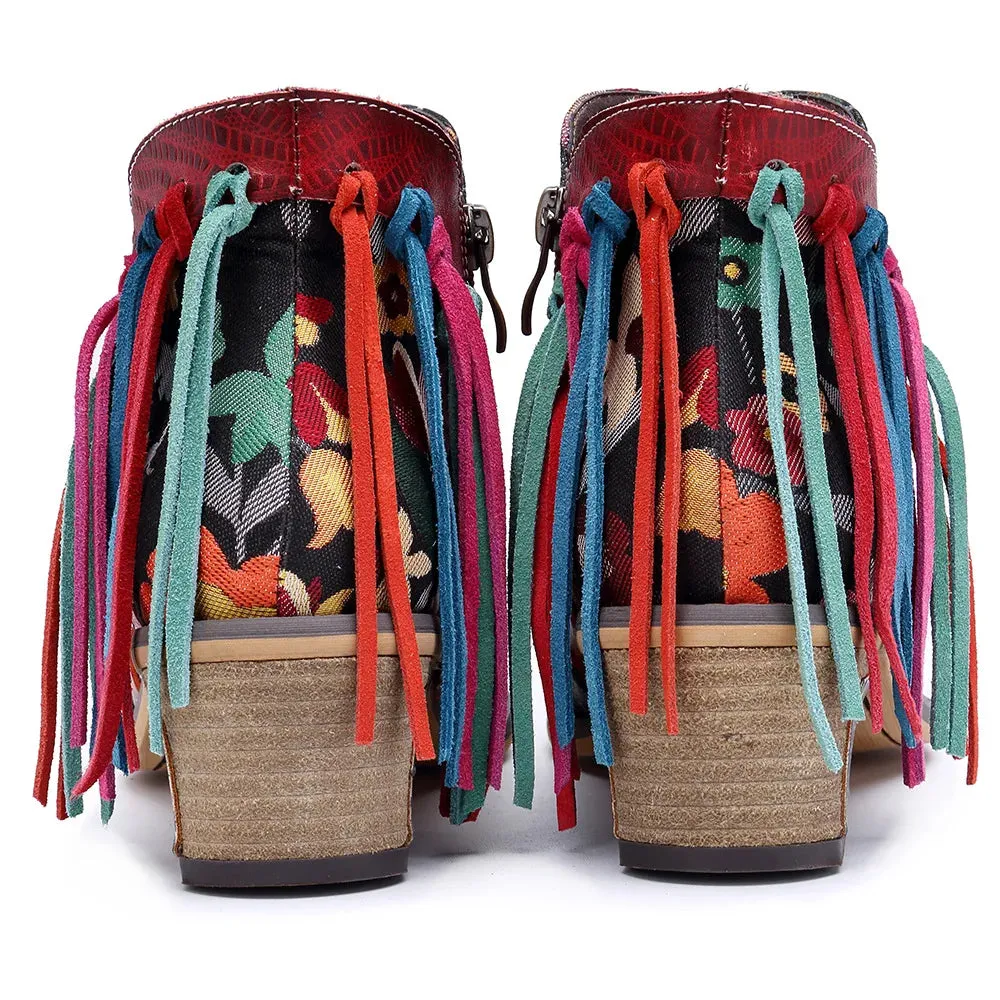 Tabby's Genuine Leather Ankle Boots