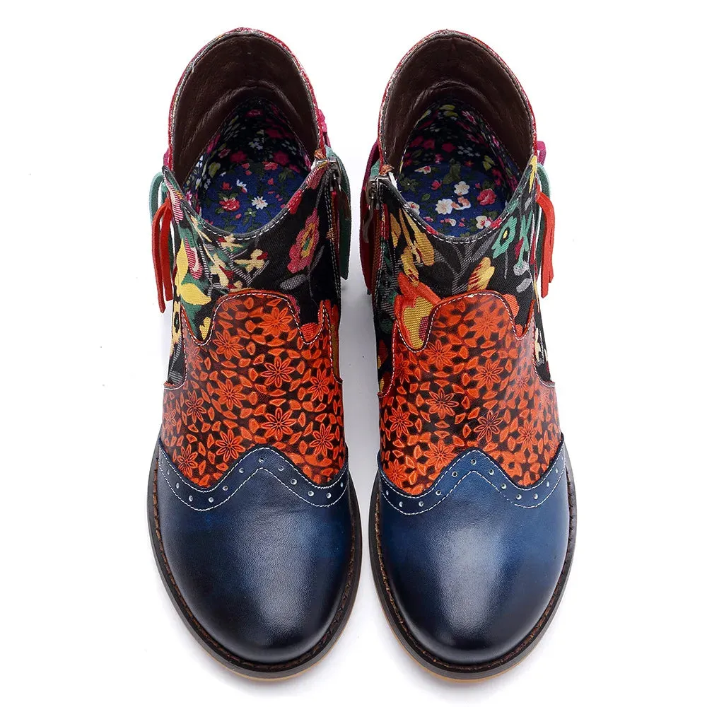 Tabby's Genuine Leather Ankle Boots