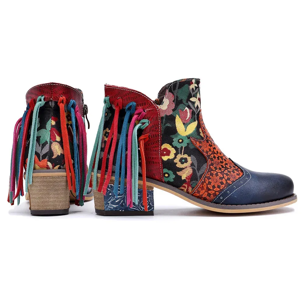 Tabby's Genuine Leather Ankle Boots