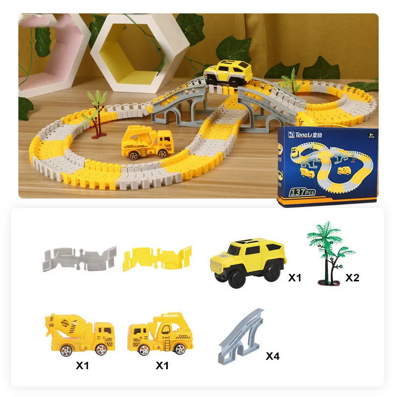 Tongli Engineering Vehicle Rail Car Children's Toys | Brodtica.com