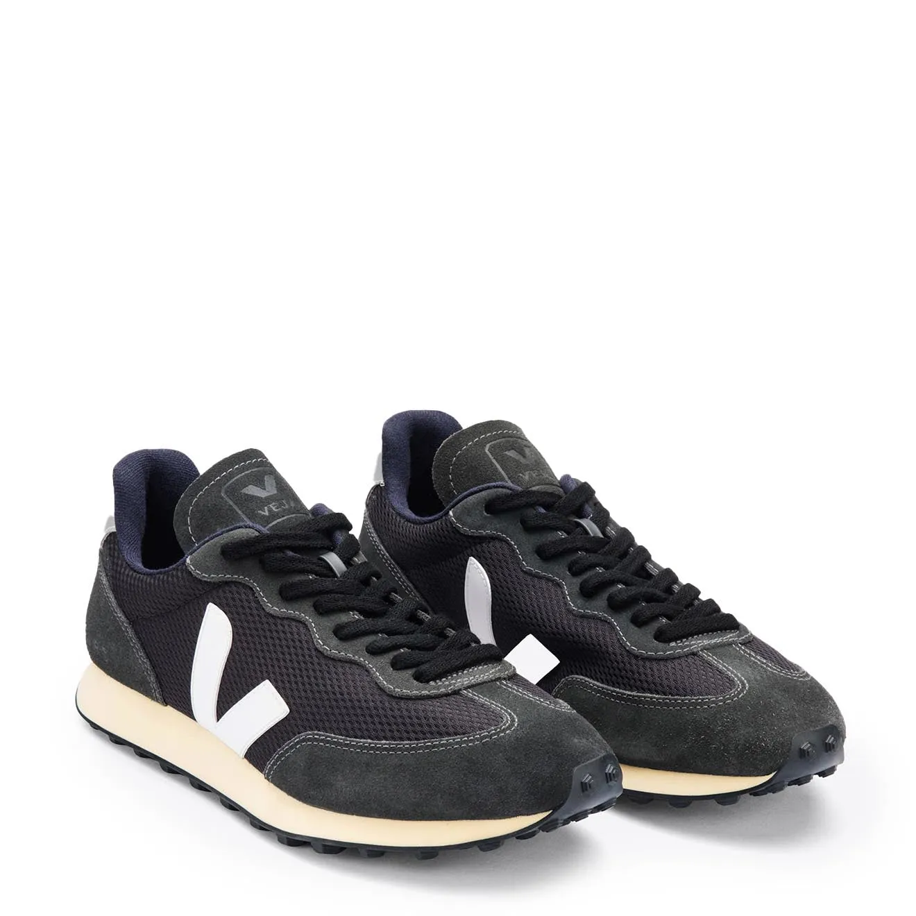 Veja Rio Branco Black White Oxford Grey