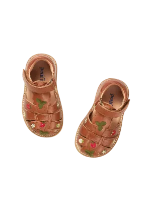 Wild Strawberries Classic sandal - Cognac