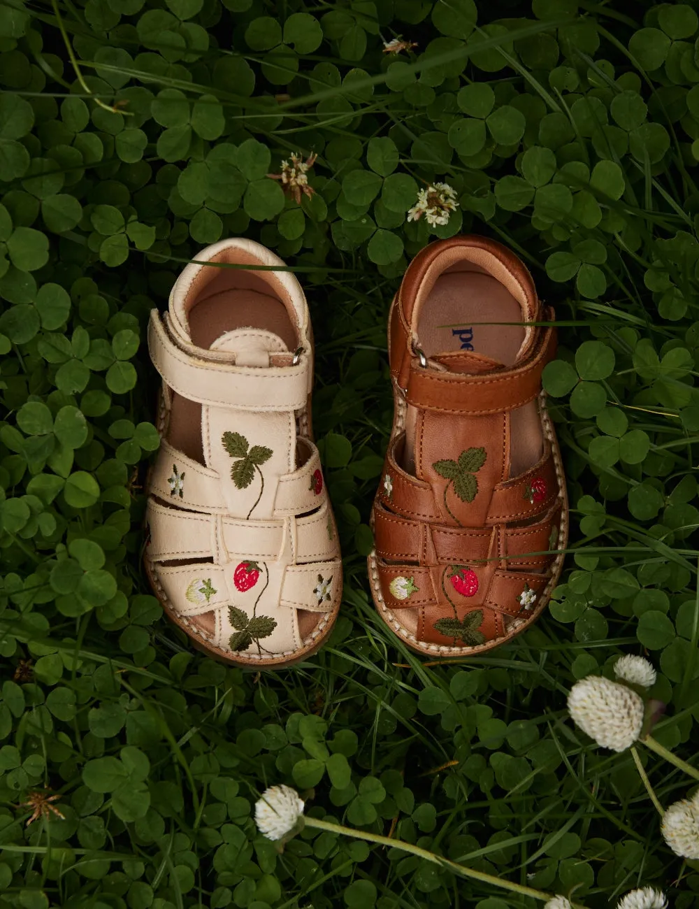 Wild Strawberries Classic sandal - Cognac