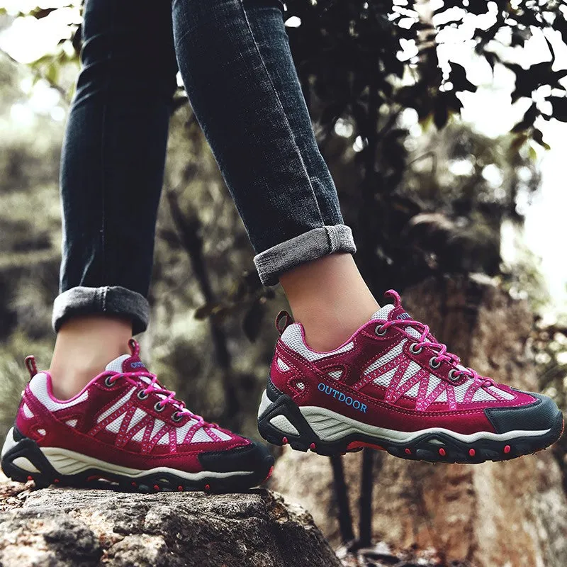 Women's athletic non-slip stable safe outdoor hiking sneaker