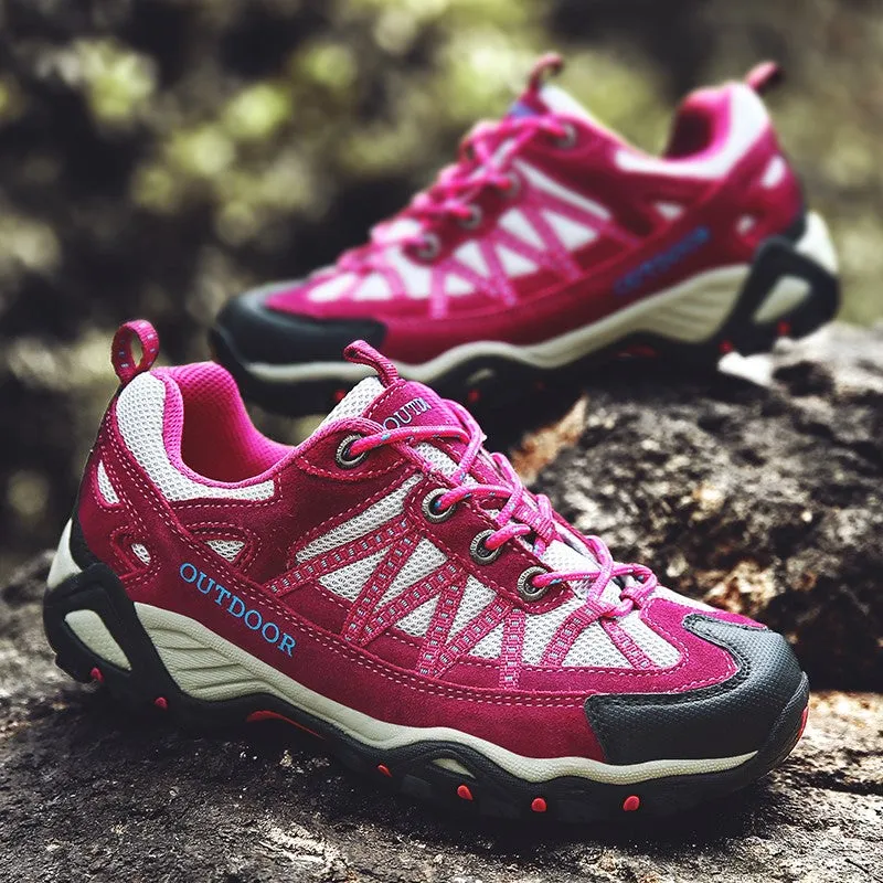 Women's athletic non-slip stable safe outdoor hiking sneaker
