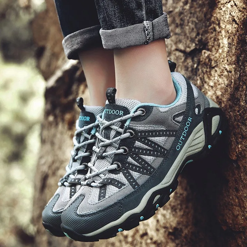 Women's athletic non-slip stable safe outdoor hiking sneaker