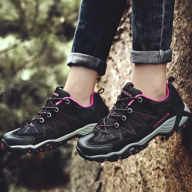 Women's athletic non-slip stable safe outdoor hiking sneaker
