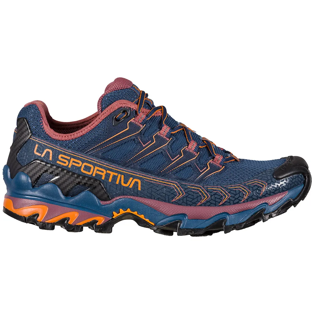 Women's La Sportiva Ultra Raptor II Color: Denim/ Rouge