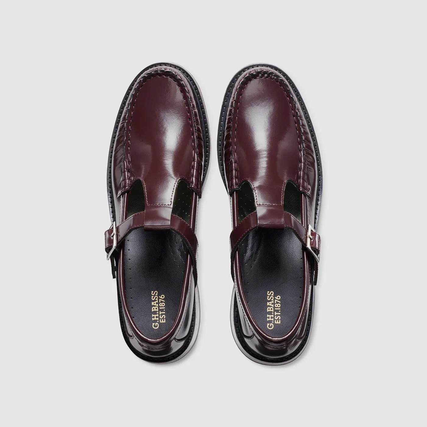 WOMENS MARY JANE HEEL LOAFER