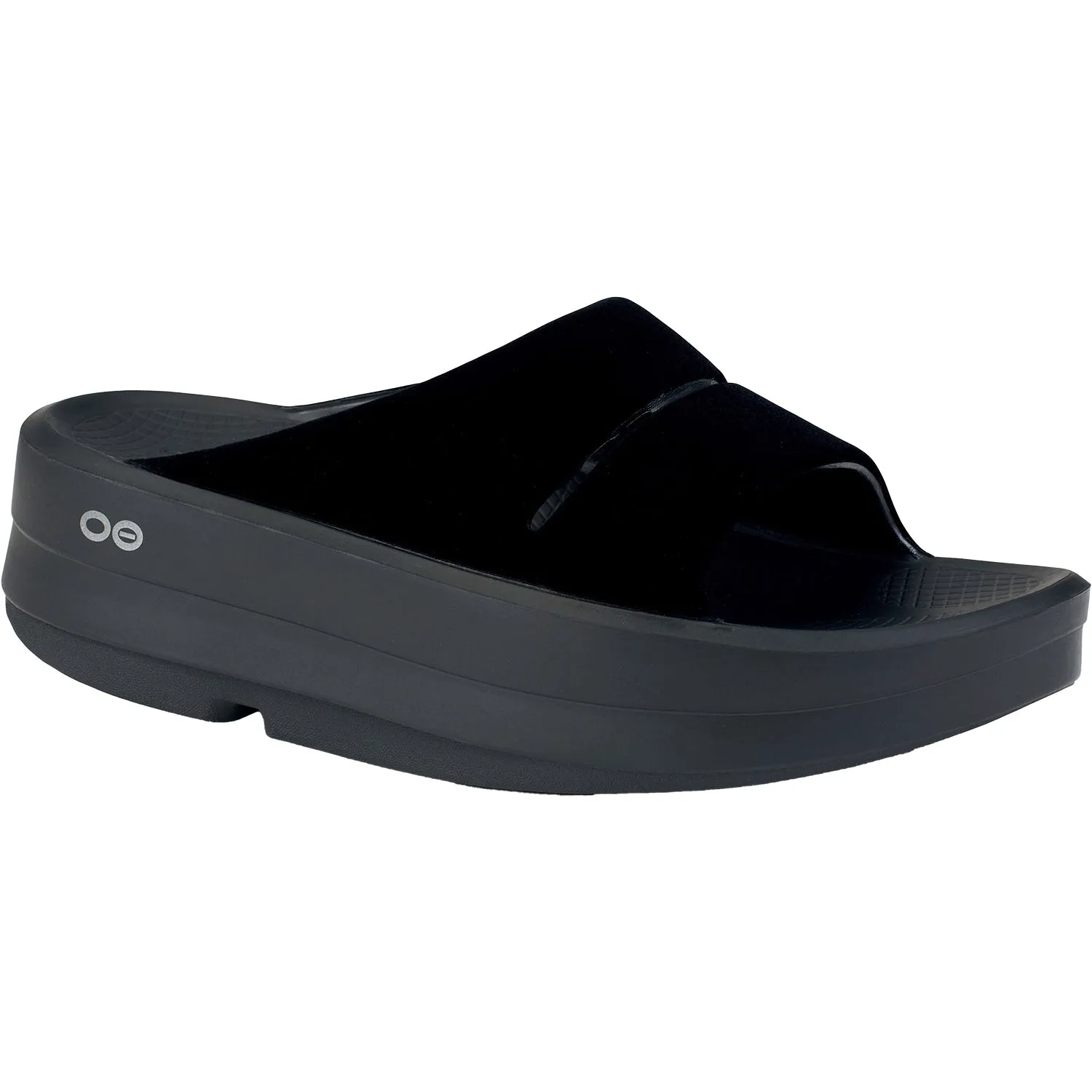 Women's OOFOs OOMega OOahh Limited Posh Black Synthetic
