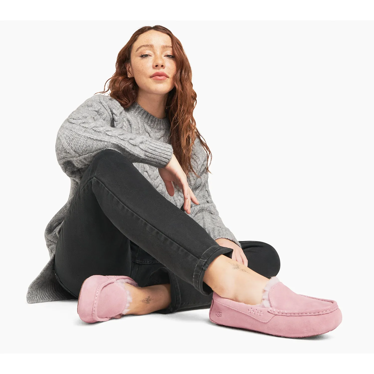 Women's UGG Ansley Wild Grape Suede