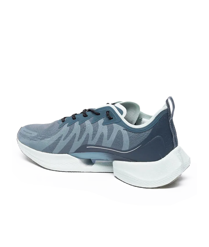 XTEP Lightweight Offroad Runing Shoes for Men- Lace up Style- Ultra Soft Rebounding Formulation Outsole- Nylon Mesh Textile Upper- Rebounding CPU TPU Insole