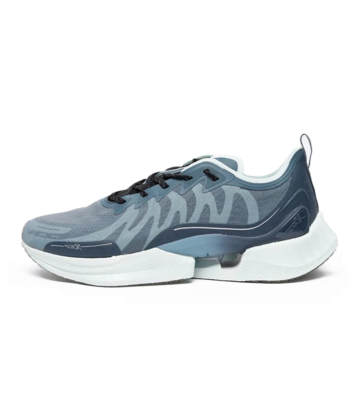 XTEP Lightweight Offroad Runing Shoes for Men- Lace up Style- Ultra Soft Rebounding Formulation Outsole- Nylon Mesh Textile Upper- Rebounding CPU TPU Insole