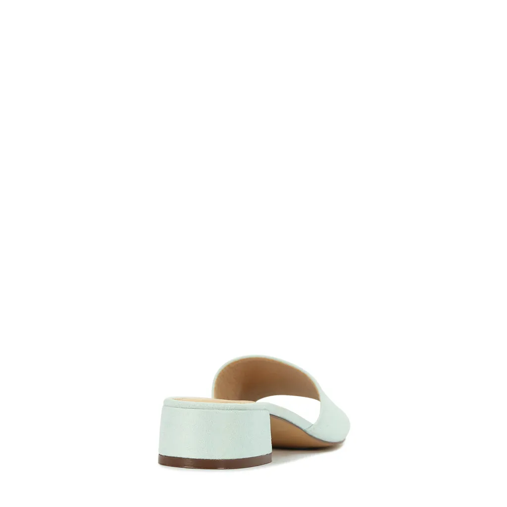ZAYNE HEELED SLIDE SANDALS
