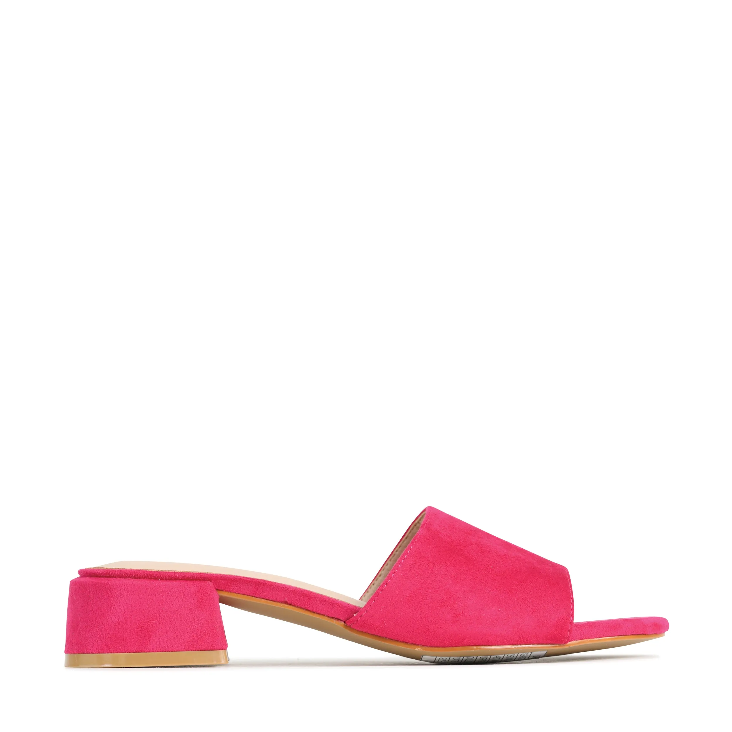 ZAYNE HEELED SLIDE SANDALS