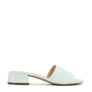 ZAYNE HEELED SLIDE SANDALS