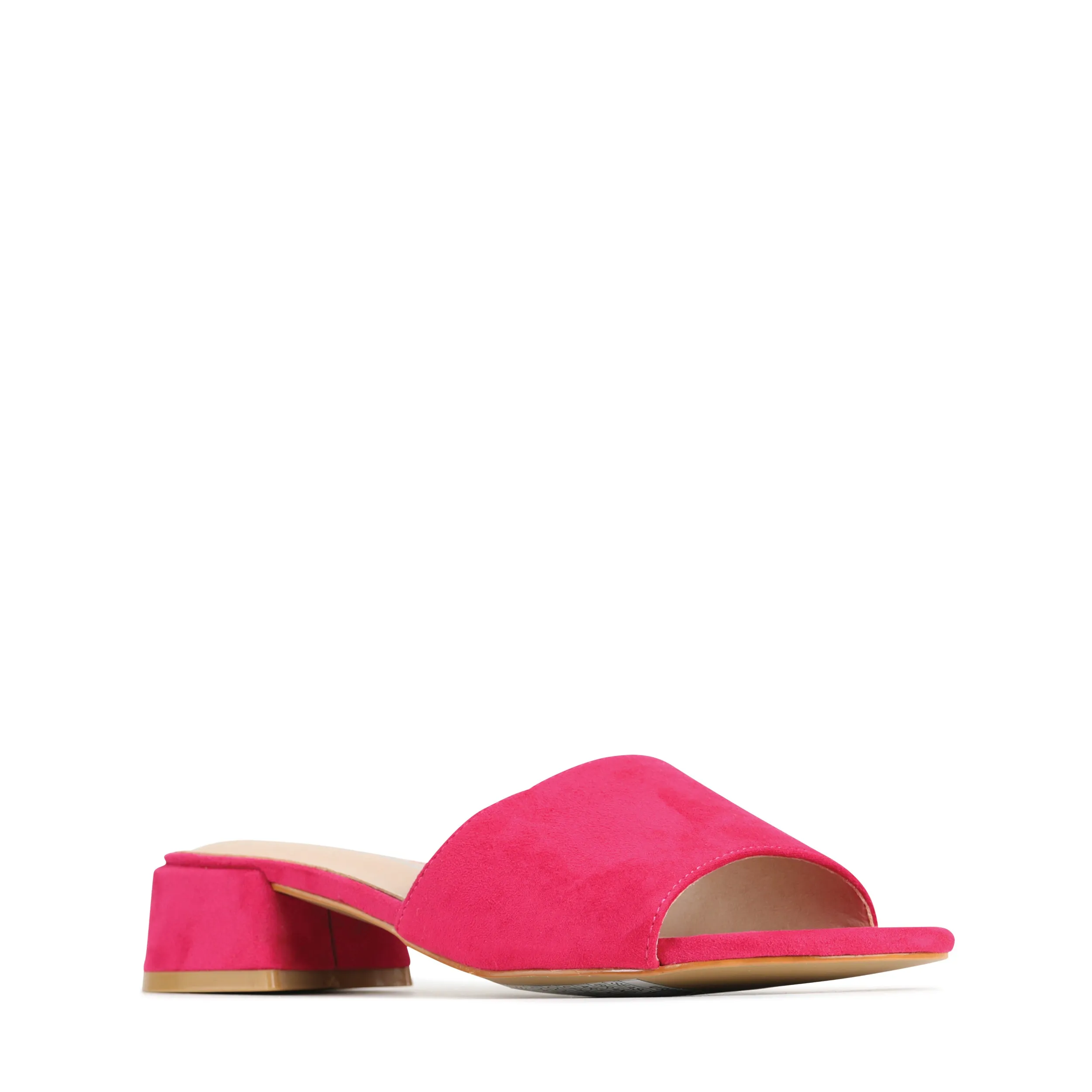ZAYNE HEELED SLIDE SANDALS