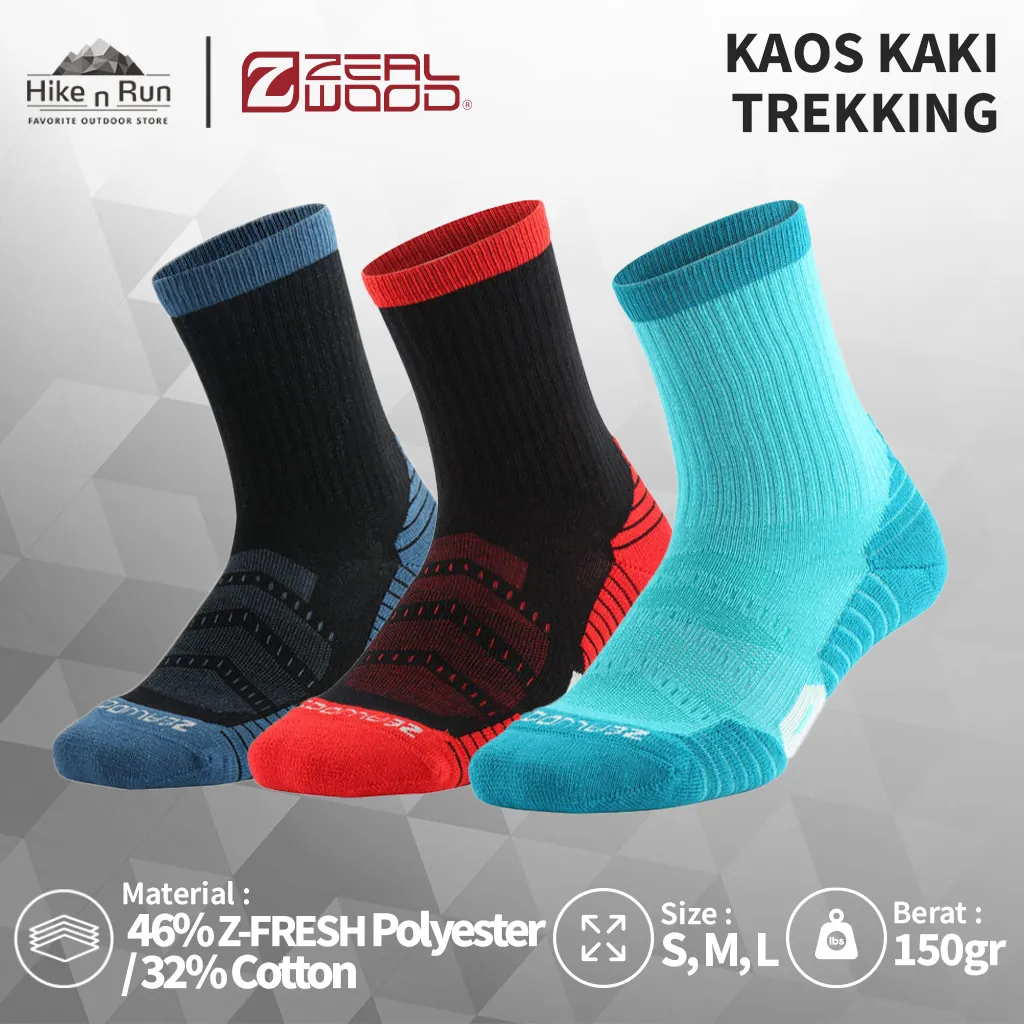 Zealwood Trek-MD Trekking Socks Middle Dual